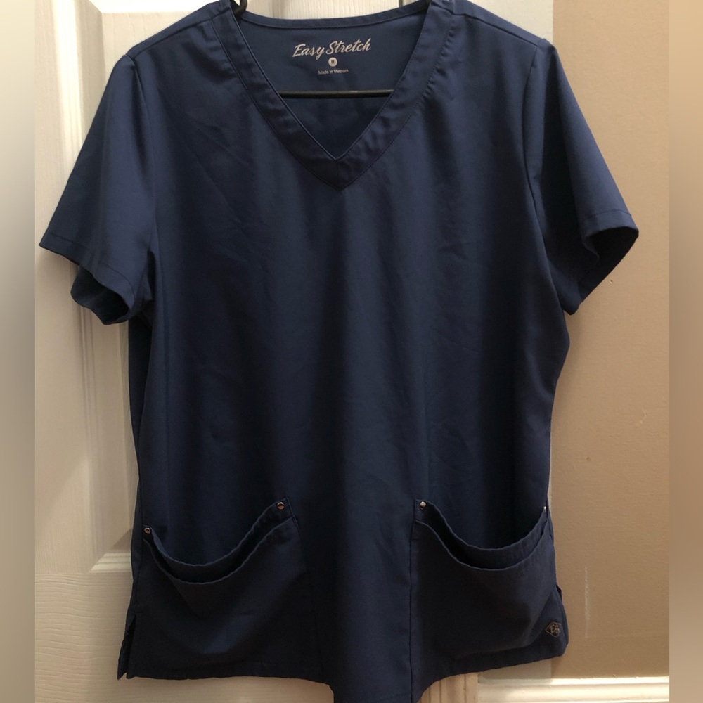Easy Stretch Navy Scrub top
